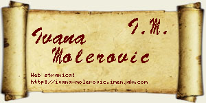 Ivana Molerović vizit kartica